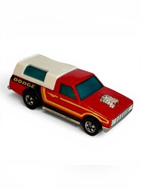 1979 Hot Wheels Dodge D-50 Pickup Truck Camper Mainline Hi-Raker Series Red Toy